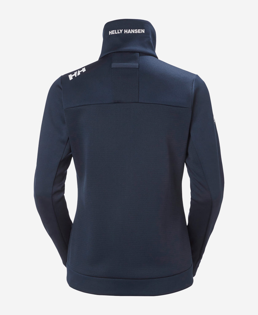 W CREW FLEECE JACKET, Navy