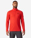 HP 1/2 ZIP PULLOVER 2.0, Alert Red
