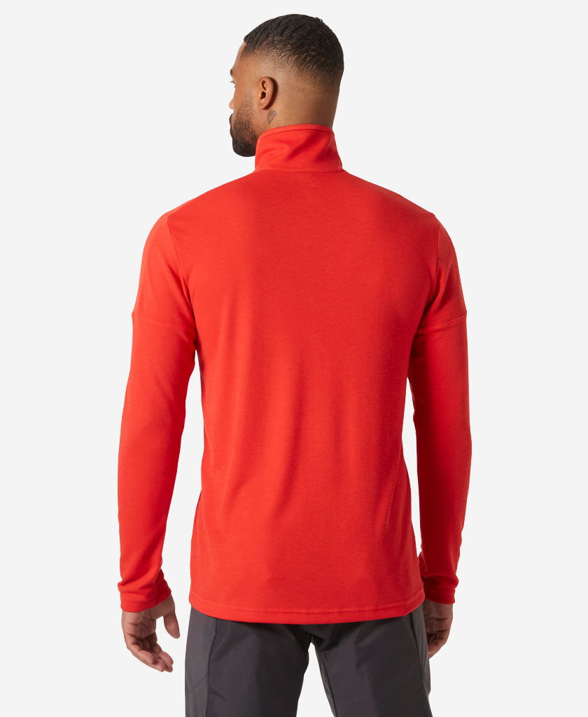 HP 1/2 ZIP PULLOVER 2.0, Alert Red