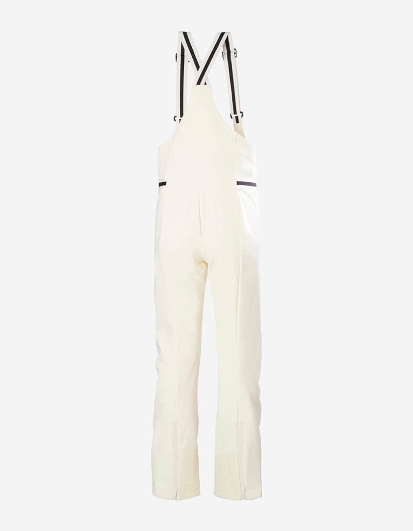 W AVANTI SOFTSHELL BIB PANT, Snow