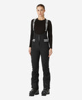 W AVANTI SOFTSHELL BIB PANT,Black