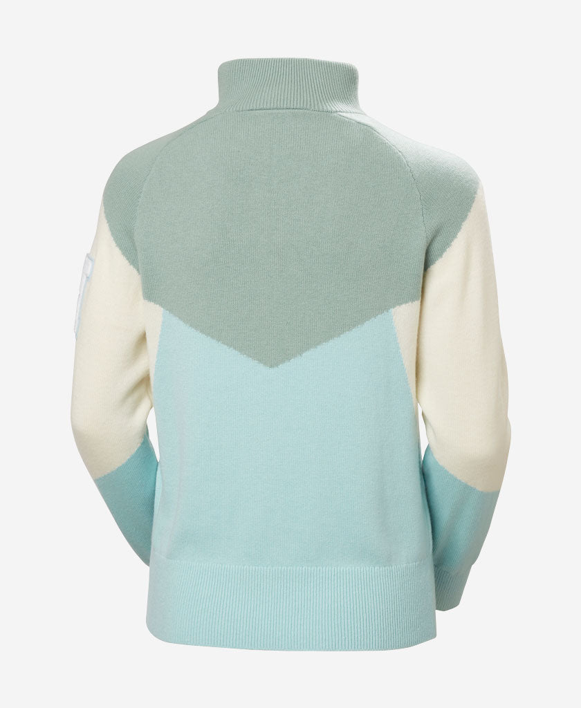 W APRES KNITTED SWEATER, Barely Blue