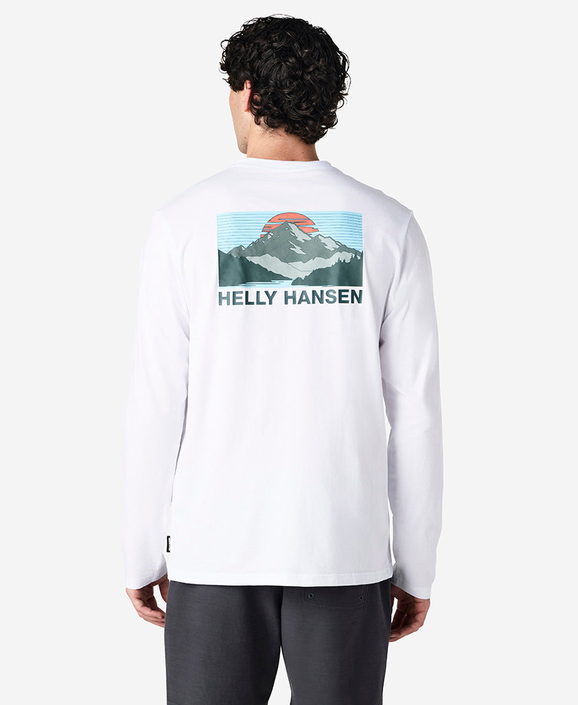 SCENIC L/S T-SHIRT, White