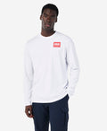 BOX OUTLINE L/S T-SHIRT, White