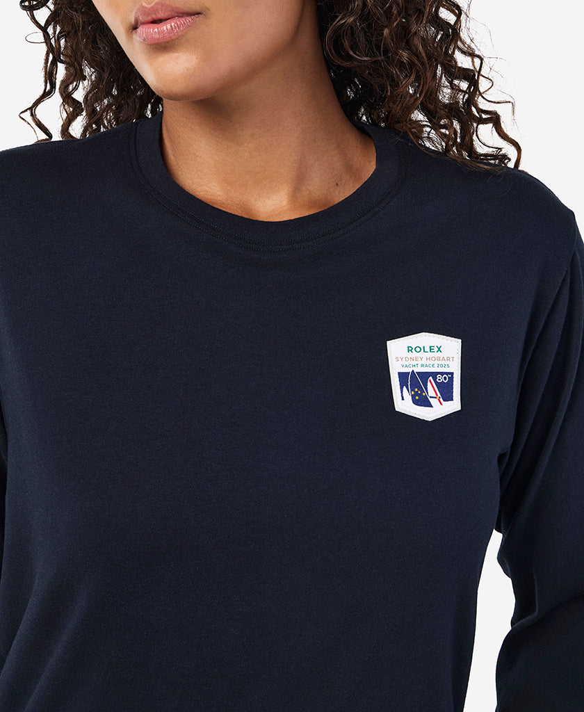 RSHYR25 BURGEE LS T-SHIRT, Navy