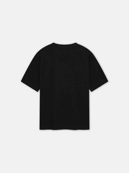 AMIRI STAGGERED LOGO TEE - Black